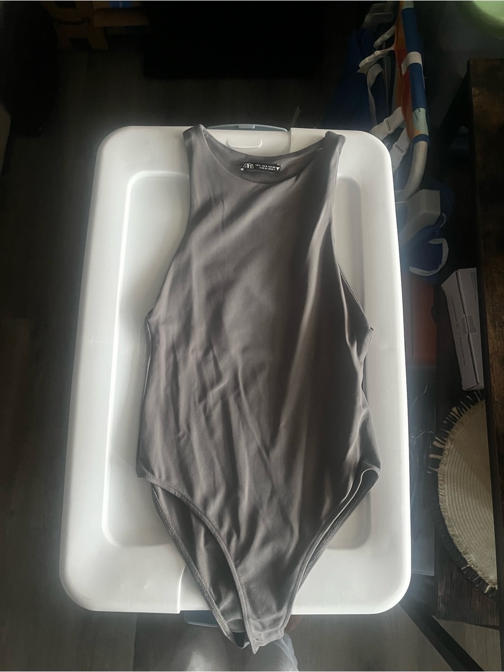 ZARA NWOT BODYSUIT Gray size S